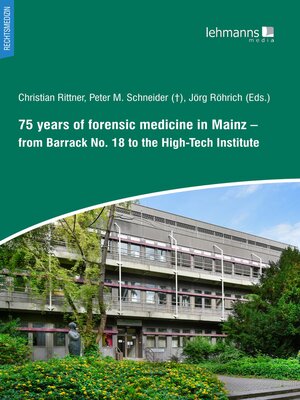 cover image of 75 years of forensic medicine in Mainz